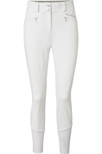 Mountain Horse Womens Diana Full Seat Imitation Leather Riding Breeches 053320 - White